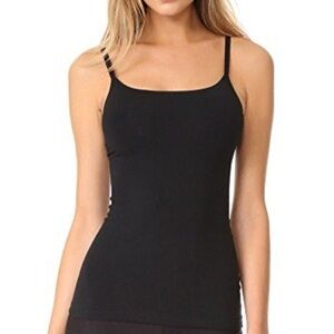 SPANX In & Out Cami Tank Black medium Secretly Smoothing shapewear